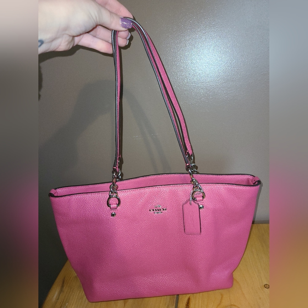 Authentic coach over shoulder